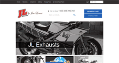 Desktop Screenshot of jl-exhausts.com